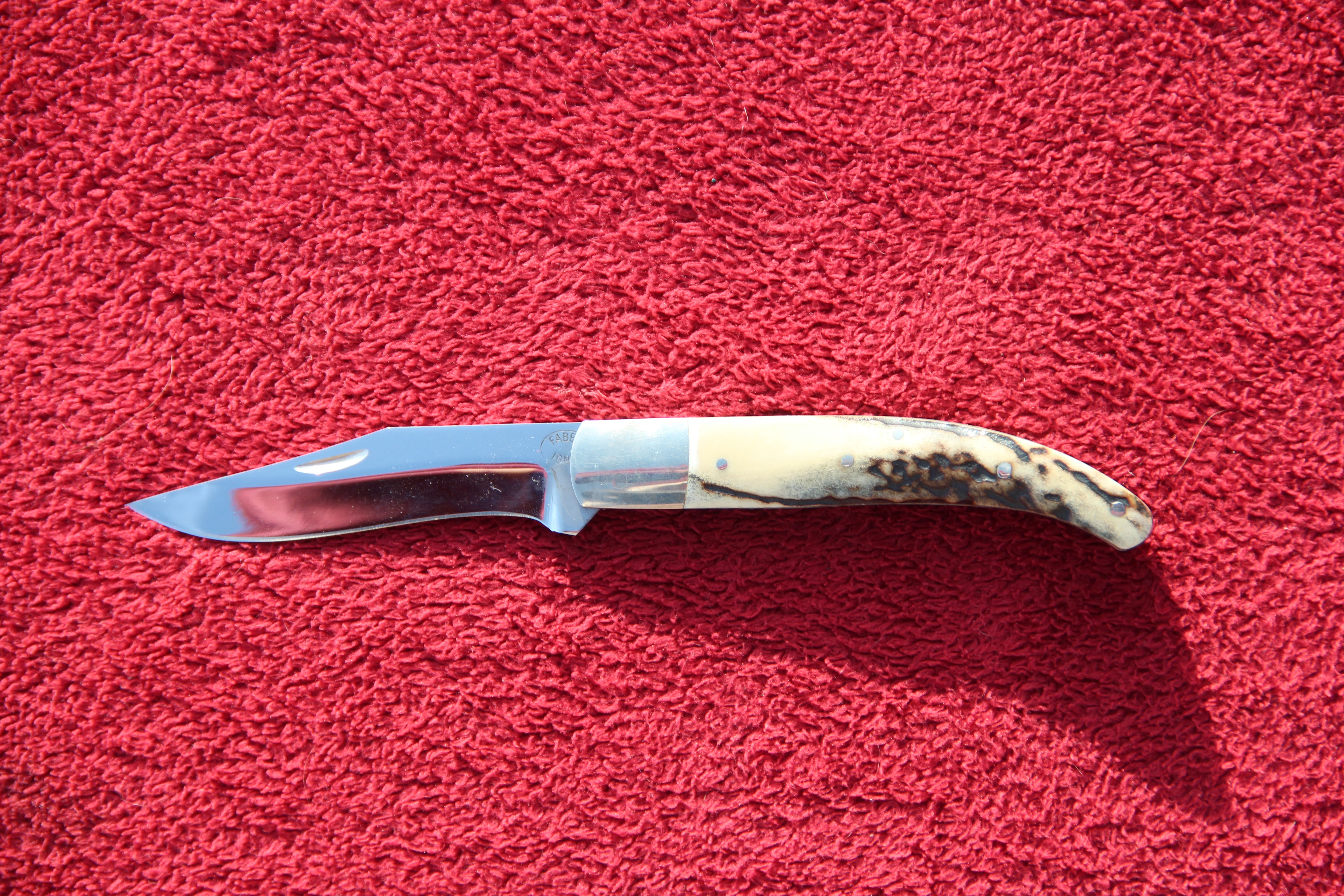 440C paslanmaz çelik bıçaklı Faber Ignis katlanır çakı